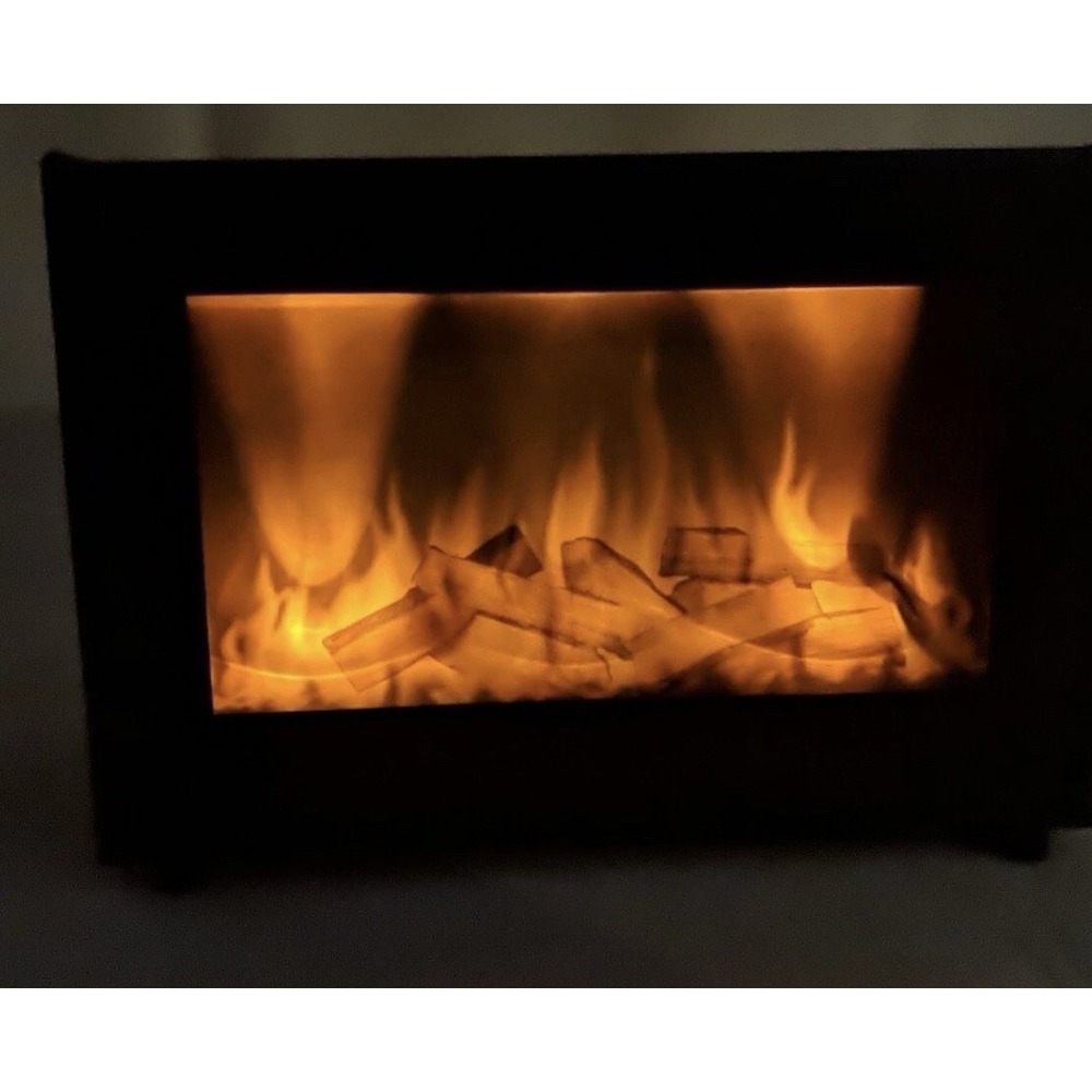 Partylite Fireplace Candle Warmer Wax Melt ScentGlow Black P91889 TESTED WORKS
